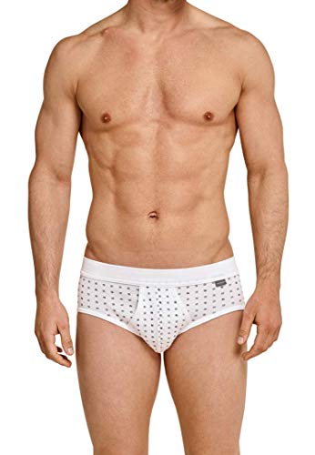 Schiesser Herren Sportslip mit Eingriff Feinripp 2er Pack, Größe:5/M;Farbe:Weiß (100) von Schiesser