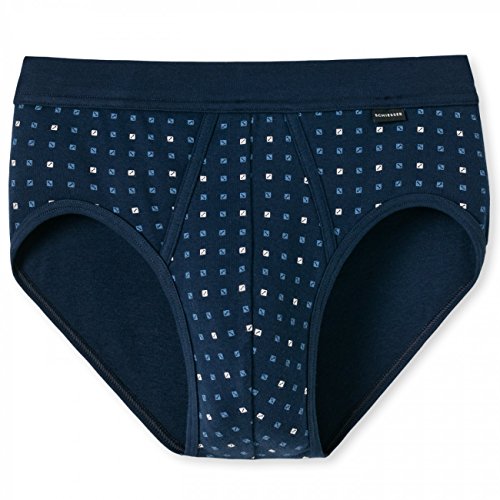 Schiesser Herren Sportslip mit Eingriff Feinripp 2er Pack, Größe:8/XXL;Farbe:Navy (815) von Schiesser