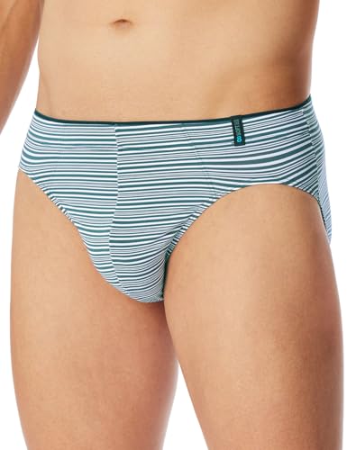 Schiesser Herren Supermini-Long Life Soft Slip, Khaki_181776, M von Schiesser