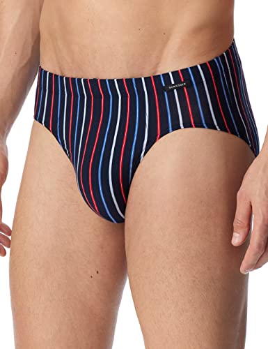 Schiesser Herren Supermini Slip, dunkelblau gestreift, 4 Schiesser Herren Supermini Slip, dunkelblau gestreift, 4 von Schiesser