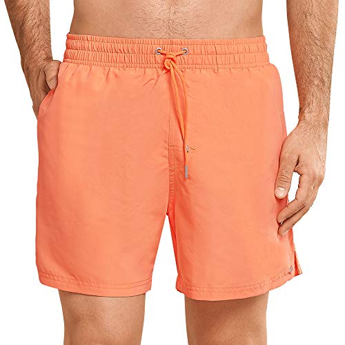 Schiesser Herren Swimshorts Shorts, Gelb (Apricot 603), 5 von Schiesser