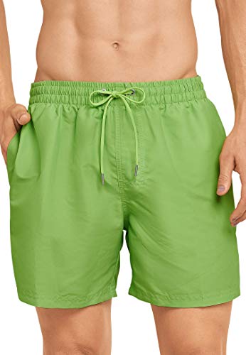 Schiesser Herren Swimshorts Shorts, Grün (Lime 710), Large (Herstellergröße: 006) von Schiesser