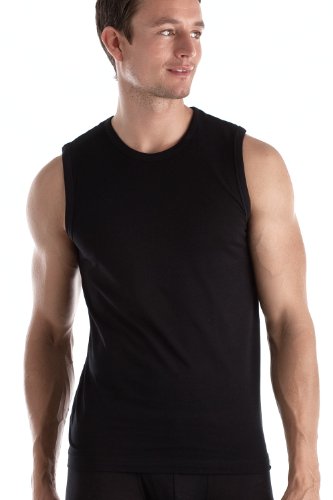 Schiesser Herren Tank Top Unterhemd, Schwarz (000-schwarz), 6 von Schiesser