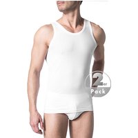 Schiesser Herren Tanktops weiß Baumwolle unifarben von Schiesser