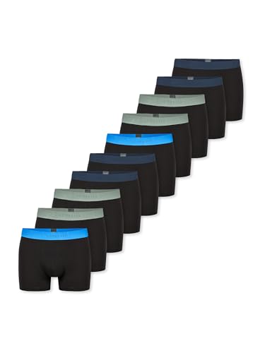 Schiesser Herren Trunk 10-Pack 95/5 - Navy - Größe 8 von Schiesser