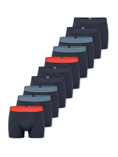 Schiesser Herren Trunk 10-Pack 95/5 - dunkelblau - Größe 10 von Schiesser