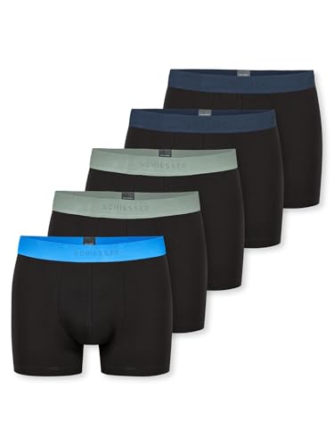 Schiesser Herren Trunk 5-Pack 95/5 - Navy - Größe 10 von Schiesser