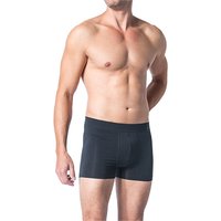 Schiesser Herren Trunk blau Baumwolle unifarben von Schiesser