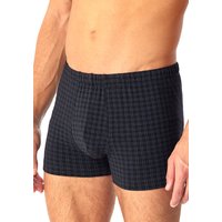 Schiesser Herren Trunk schwarz Baumwolle gemustert von Schiesser