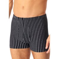 Schiesser Herren Trunk schwarz Baumwolle gestreift von Schiesser