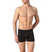 Schiesser Herren Trunk schwarz Baumwolle unifarben von Schiesser