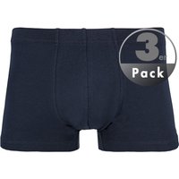 Schiesser Herren Trunks blau Baumwoll-Stretch unifarben von Schiesser