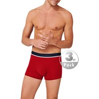 Schiesser Herren Trunks blau Baumwolle unifarben von Schiesser