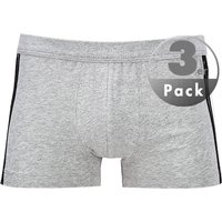Schiesser Herren Trunks grau Baumwolle unifarben von Schiesser