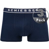 Schiesser Herren Trunks grau Baumwolle unifarben von Schiesser