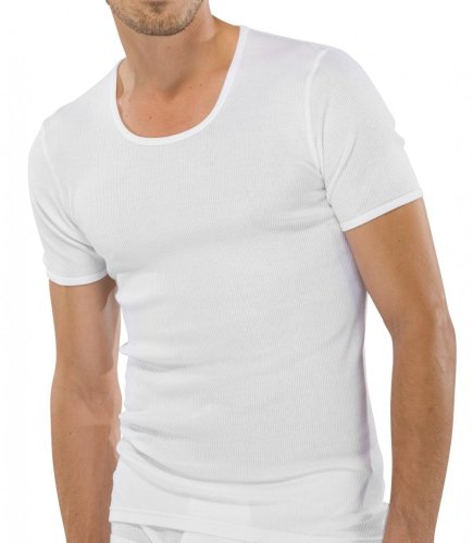 Schiesser Herren Jacke 1/2 Unterhemd, Weiß (100-weiss), 5XL EU von Schiesser