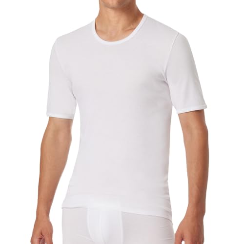 Schiesser Herren Jacke 1/2 Unterhemd, Weiß (100-weiss), L EU von Schiesser