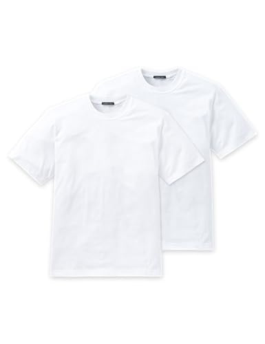 Schiesser Herren 2 Pack Shirt Rundhals - American Unterhemd, Weiß, L EU von Schiesser