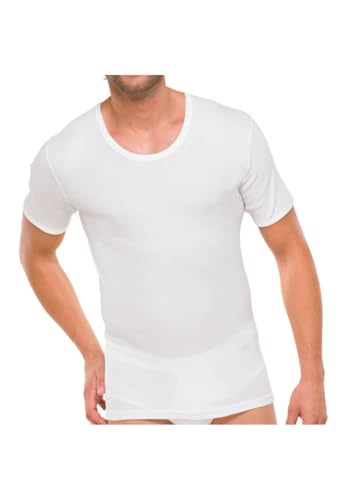 Schiesser Herren Unterhemd Doppelripp 205175-100, Gr. 5 (M), Weiß (100-weiss) von Schiesser