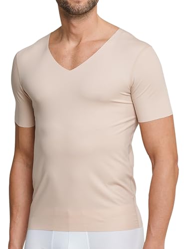 Schiesser Herren Shirt 1/2 Unterhemd, Beige (Haut 407), 5 von Schiesser