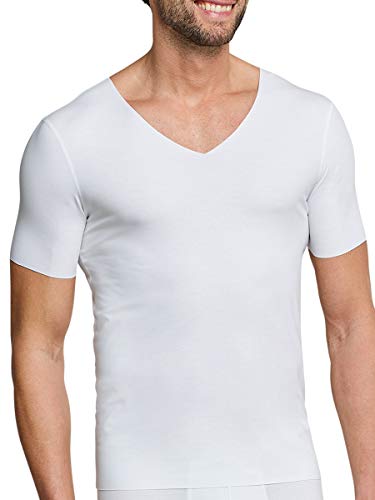 Schiesser Herren Shirt 1/2 Unterhemd, Weiß (Weiss 100), L EU von Schiesser