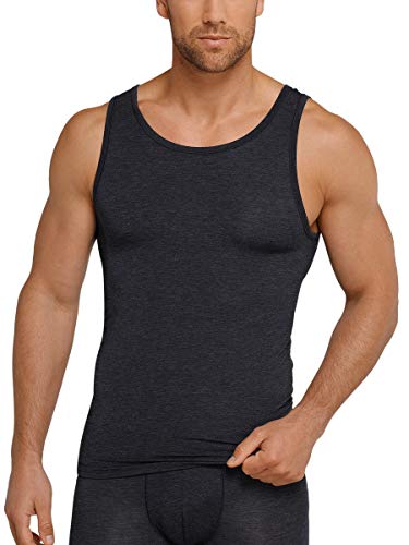 Schiesser Herren Unterhemd Shirt Tank Top Personal Fit - 155346, Größe Herren:4, Farbe:schwarz von Schiesser