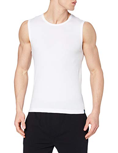Schiesser Herren Tank Top Unterhemd, Blickdicht, Weiß (100-weiss), 6 von Schiesser