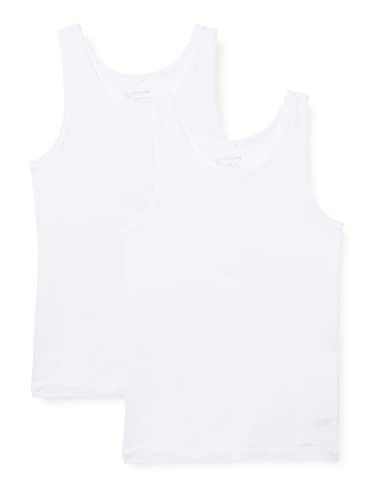 Schiesser Herren 2 PACK Unterhemd ohne Arm Bio Baumwolle - 95/5 Organic von Schiesser