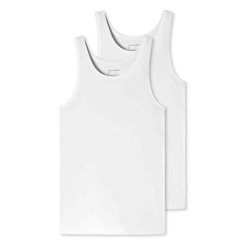 Schiesser Herren 2 Pack Unterhemd Ohne Arm - 95/5 Organic Unterwäsche, Weiss_176038, XXL EU Schiesser Herren 2 Pack Unterhemd Ohne Arm - 95/5 Organic Unterwäsche, Weiss_176038, XXL EU von Schiesser