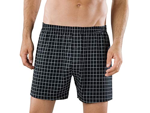 Schiesser Herren Unterhose Essentials Boxershorts, Gr. 4 (S), Schwarz (000-schwarz) von Schiesser