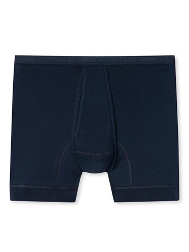 Schiesser Herren Hose Kurz Mit Eingriff - Original Feinripp Unterwäsche, Navy_005131, L EU von Schiesser
