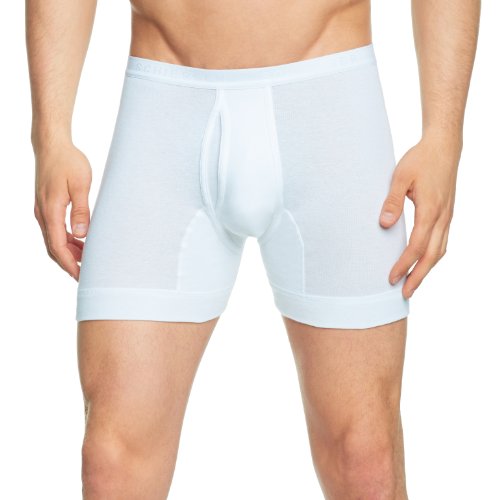 Schiesser Herren Hose Kurz Mit Eingriff - Original Feinripp Slip, Weiss_005131, 5XL Große Größen EU von Schiesser