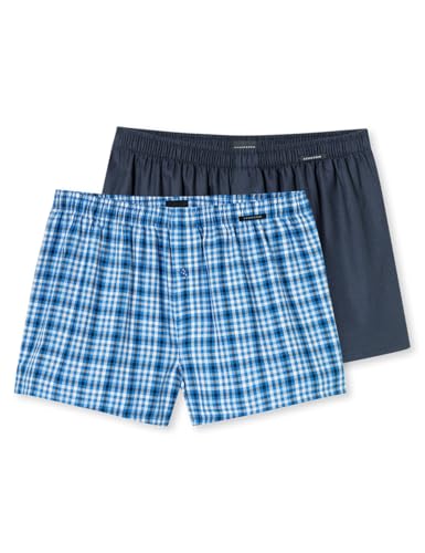 Schiesser Herren 2 Pack Boxershorts Baumwolle Web Multipack - Webboxer, Sortiert 10_182428, 4 von Schiesser