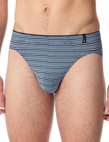 Schiesser Herren Unterwäsche Supermini atmungsaktiv und weich-Long Life Soft Slip, blaugrau_181776, 8 von Schiesser