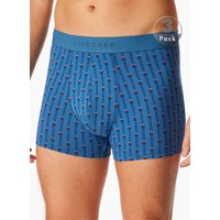Schiesser Herren Unterwäsche blau Baumwolle & Mix Gemustert,unifarben von Schiesser