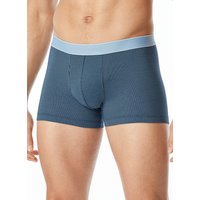 Schiesser Herren Trunk blau Mikrofaser gestreift von Schiesser