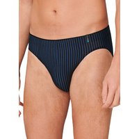 Schiesser Herren Slip blau Viskose/Modal Gestreift von Schiesser