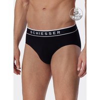 Schiesser Herren Slips schwarz Baumwolle unifarben von Schiesser