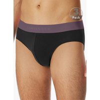 Schiesser Herren Slips schwarz Baumwolle unifarben von Schiesser