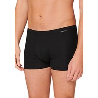 Schiesser Herren Trunk schwarz Baumwolle unifarben von Schiesser