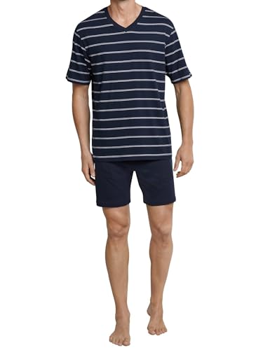 Schiesser Herren Schlafanzug kurz V-Auschnitt - Nightwear Set von Schiesser