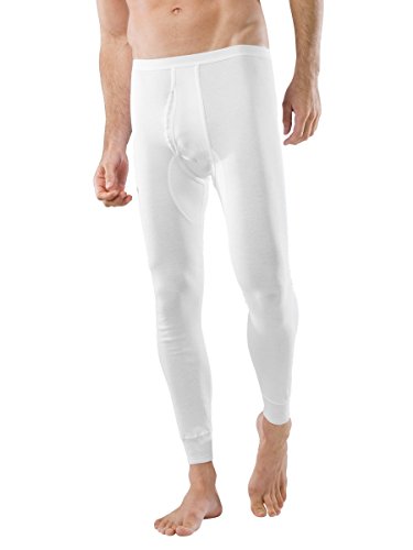 Schiesser Herren lange Unterhose mit Eingriff - Original Feinripp von Schiesser