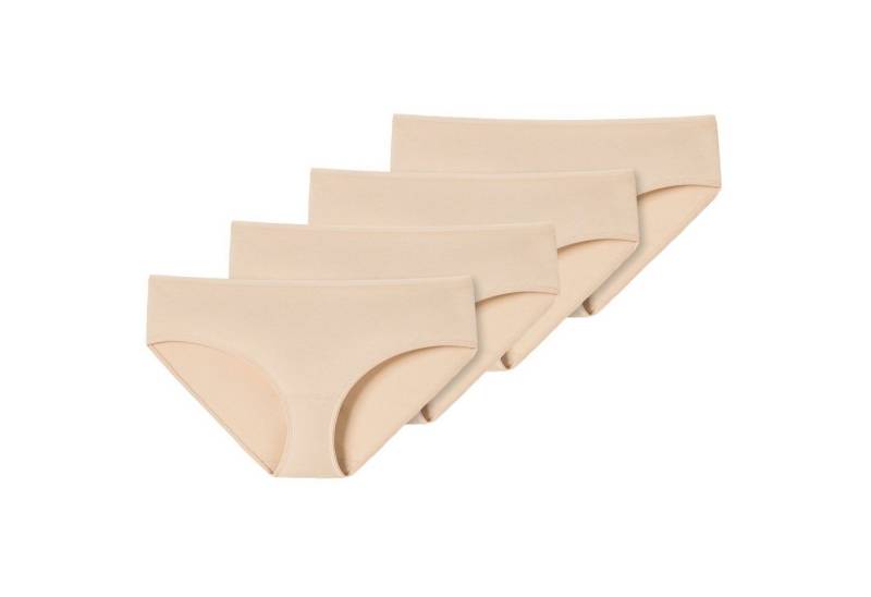 Schiesser Hipster (4-St) Slips mit flachen Nähten und soften Bündchen im 4er Pack von Schiesser