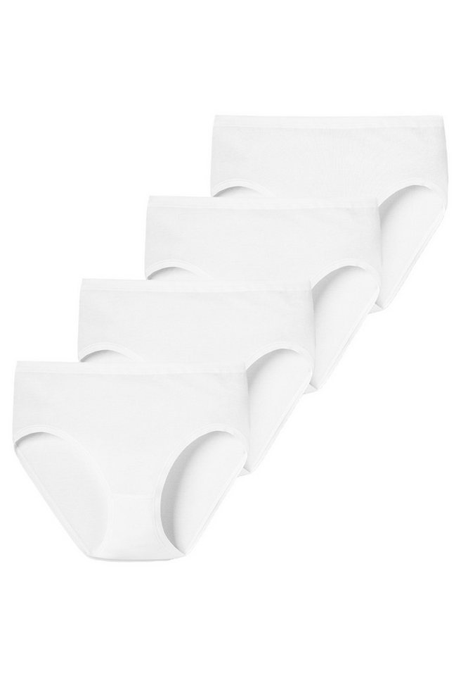 Schiesser Hüftslip 4er Pack Original Classics Feinripp (Spar-Set) Hüftslip - Baumwolle - Traditionelle Passform, Formstabil von Schiesser