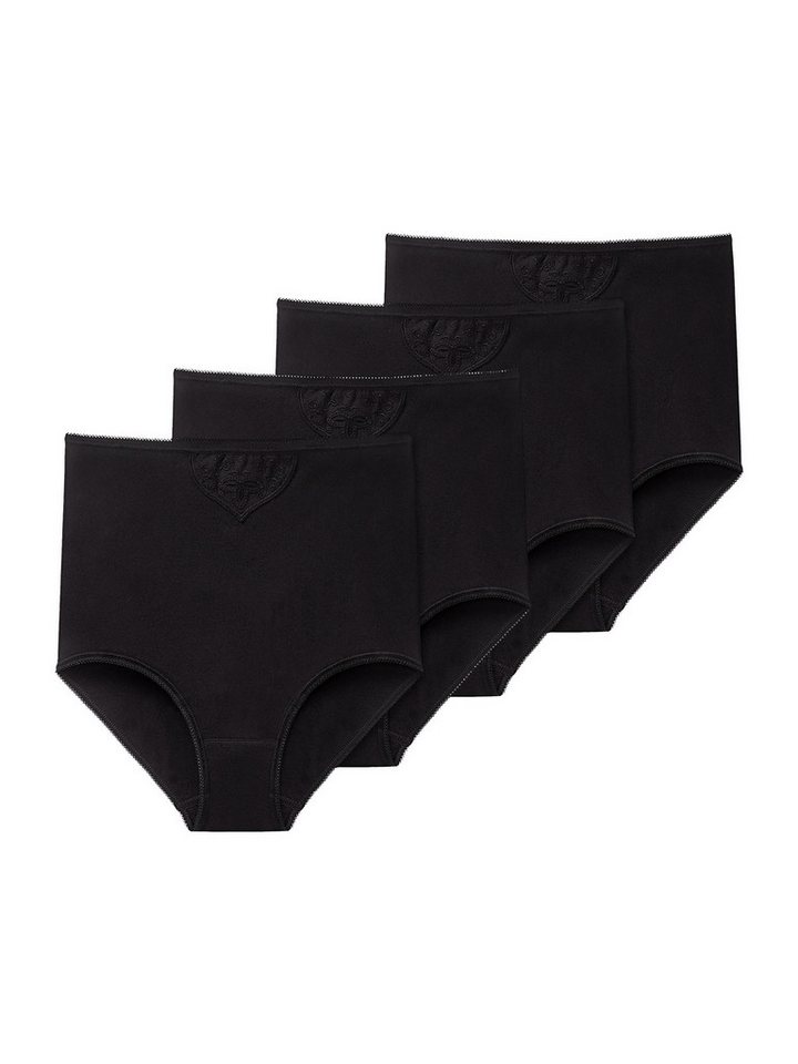 Schiesser Hüftslip Cotton Essentials (4-St) Maxi-slip unterhose unterwäsche von Schiesser
