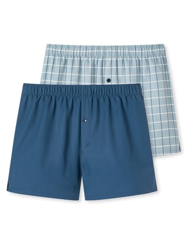 Schiesser Jungen 2 Pack Boxershorts-Webboxer-Größe 140 bis 176 Unterwäsche, Sortiert 1_180984, 164 von Schiesser