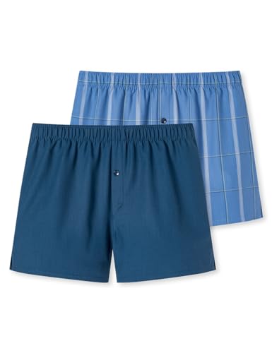 Schiesser Jungen 2 Pack Boxershorts-Webboxer-Größe 140 bis 176 Unterwäsche, Sortiert 2_180984 von Schiesser