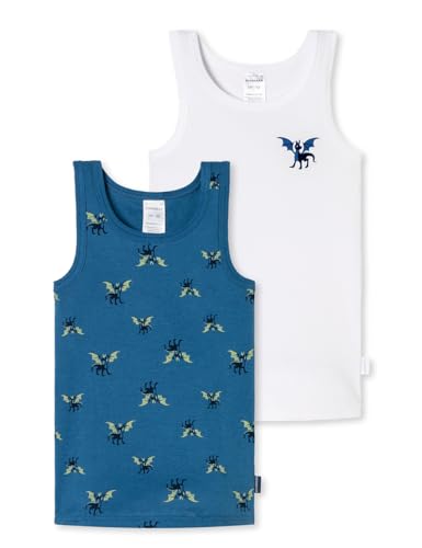 Schiesser Jungen 2 Pack Unterhemd Feinripp-100% Organic Bio Baumwolle-Größe 92 bis 140 Unterwäsche, Sortiert 3_181843, 98 Schiesser Jungen 2 Pack Unterhemd Feinripp-100% Organic Bio Baumwolle-Größe 92 bis 140 Unterwäsche, Sortiert 3_181843, 98 von Schiesser