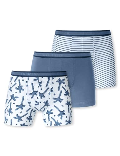 Schiesser Jungen 2 Pack Unterhemd Feinripp Bio Baumwolle Multipack-100% Organic Cotton-Größe 92 bis 140 Boxershorts, Sortiert 4_181846, 104 (2er Pack) von Schiesser