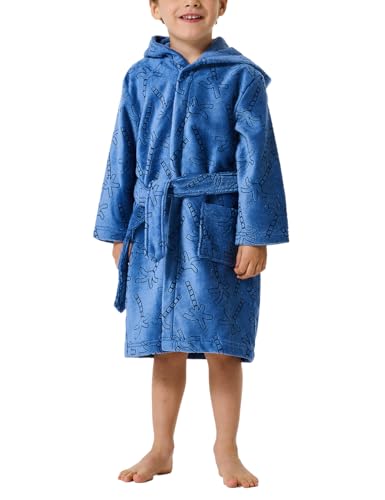 Schiesser Jungen Velour-Größe 92 bis 140 Bademantel, air_182730, (2er Pack) von Schiesser